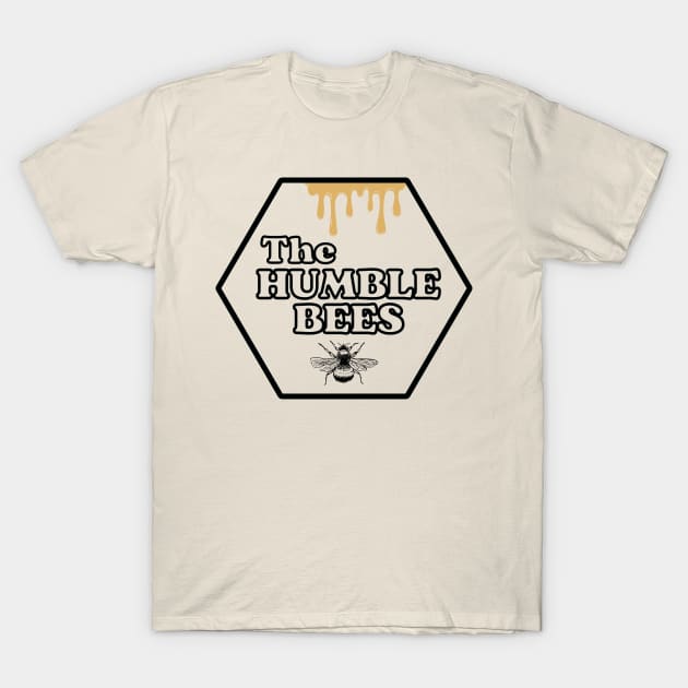 The Humble Bees - Gold T-Shirt by Arrowwood Creative